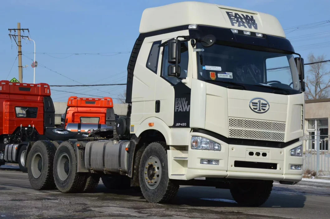 6X6 420PS Russian ISO Approved Tractor Trucks Semi Electric Truck