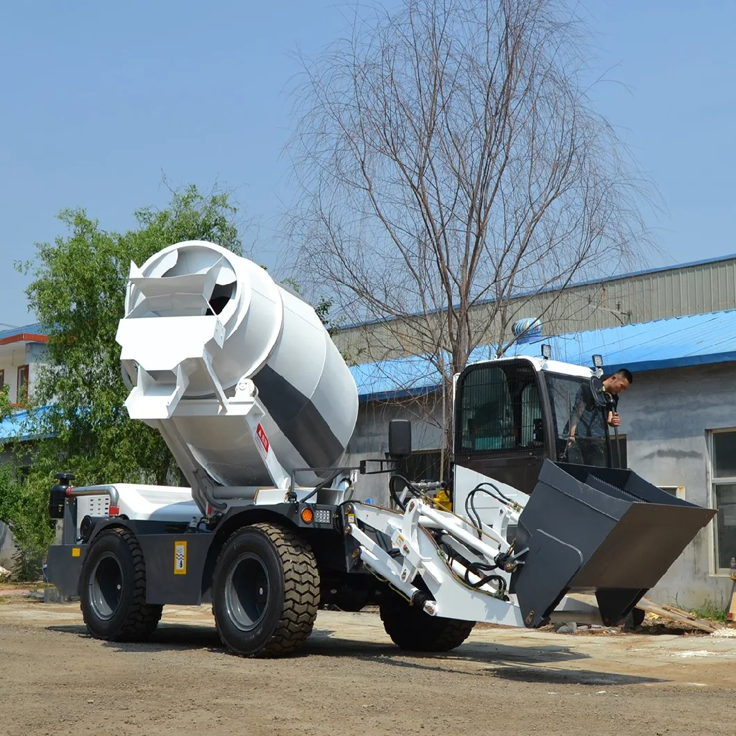 Self Loading Congret Concrete Mixer Trucks in Russian